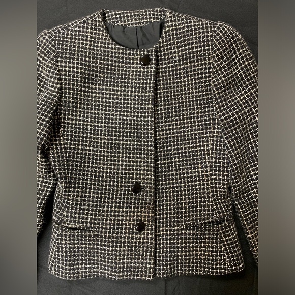 Fleet Street Women’s Jacket. Size:10. Black/White. - Picture 11 of 16